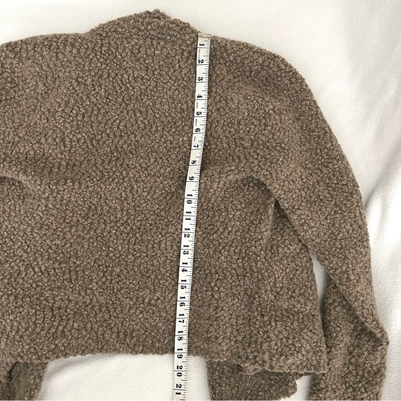 LOFT Italian Yarn Wool Blend Open Cardigan Medium Petite - Picture 10 of 14